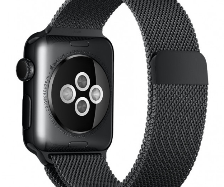 Ремінець Apple Watch 38mm Milanese Loop Black