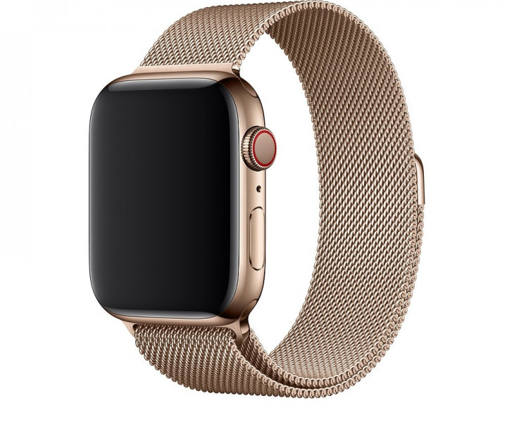 Ремешок Apple Watch 42/44mm Milanese Loop Gold