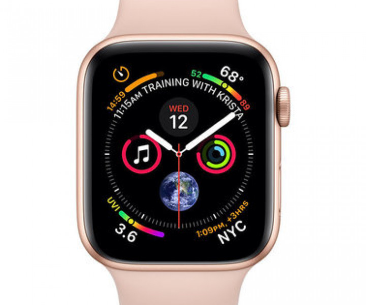 Apple Watch Series 4 40mm Gold Aluminum with Pink Sand Sport Band (MU682) б/у