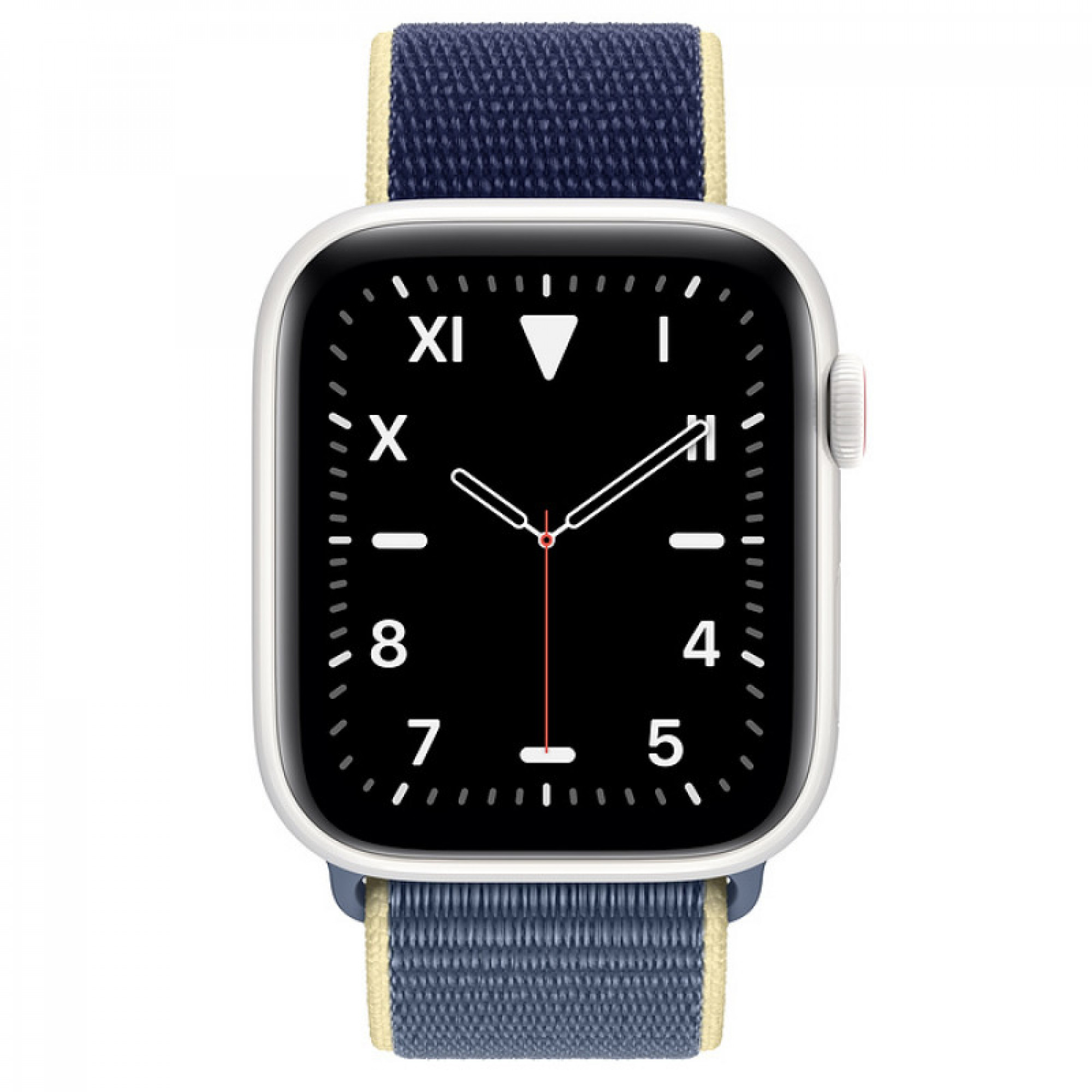 Apple Watch Edition Series 5 GPS + Cellular 44mm White Ceramic Case Alaskan Blue Sport Loop (MX5J2)