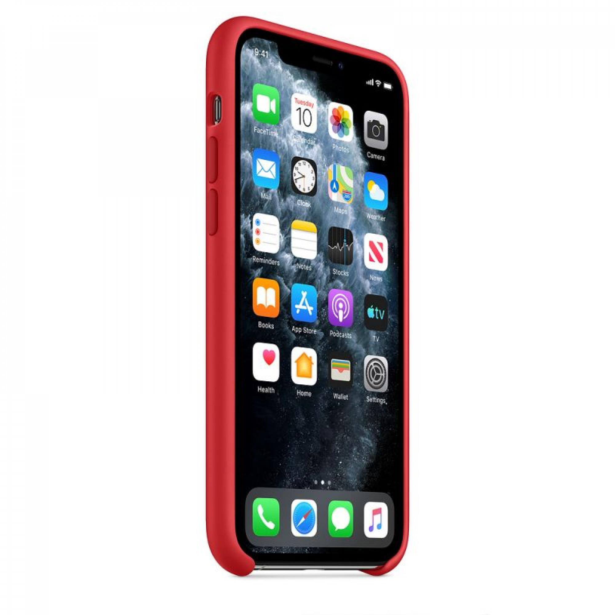 Чохол Silicone Slim Weaving для iPhone 11 Pro Red