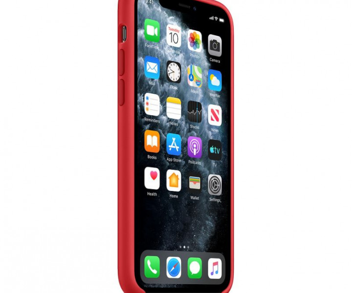 Чохол Silicone Slim Weaving для iPhone 11 Pro Red