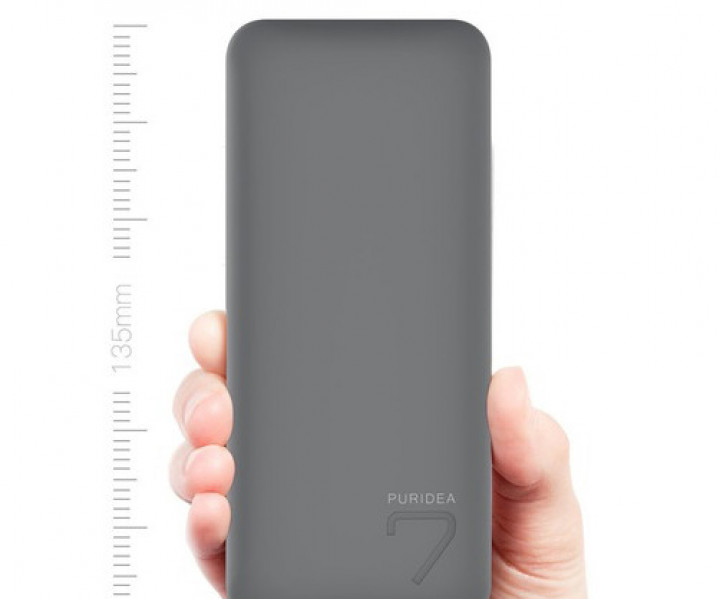 Внешний аккумулятор PURIDEA S5 7000mAh Li-Pol Rubber Grey & White