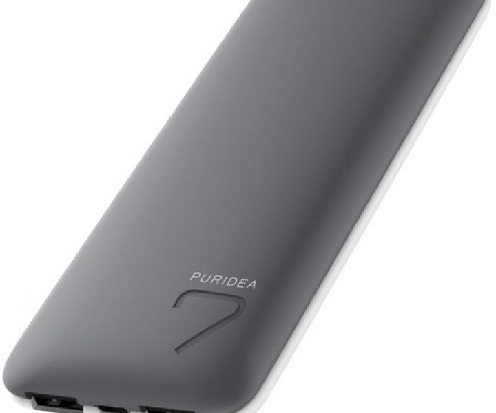 Внешний аккумулятор PURIDEA S5 7000mAh Li-Pol Rubber Grey & White