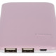 Внешний аккумулятор PURIDEA S4 6000mAh Li-Pol Rubber Pink & White