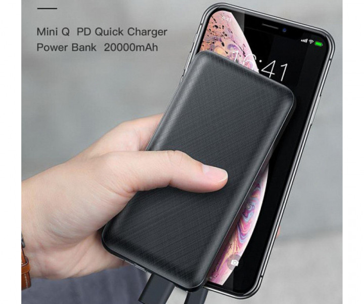 Внешний аккумулятор Baseus Mini Q  PD QC3.0 20000mAh Black