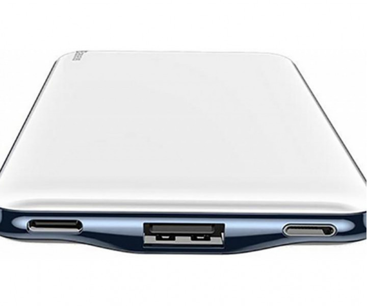 Внешний аккумулятор Baseus Simbo Smart 10000mAh + Type-C Cable White