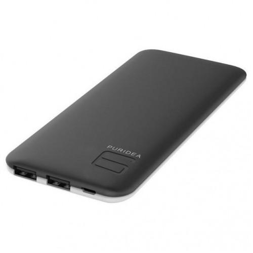 Внешний аккумулятор PURIDEA S4 6000mAh Li-Pol Rubber Black & White