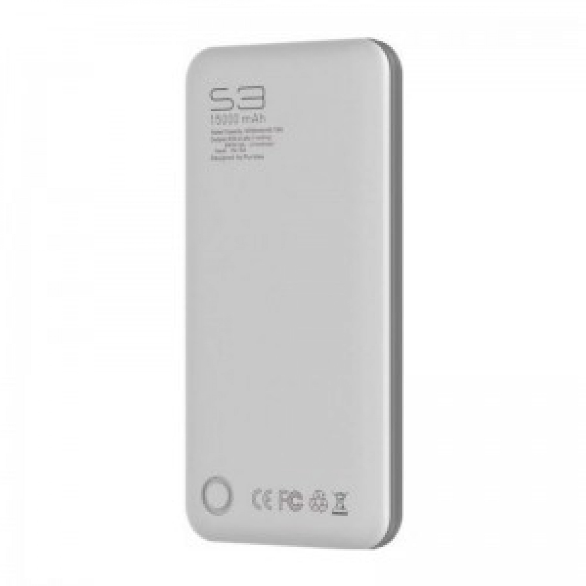Внешний аккумулятор PURIDEA S3 15000mAh Li-Pol Rubber Grey & White