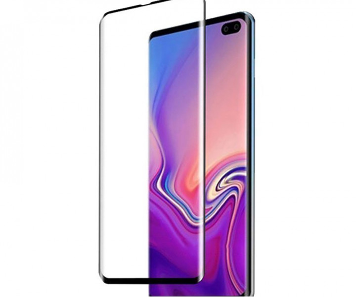 Защитное стекло 3D для Samsung S10 Black