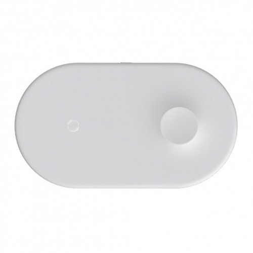 Беспроводная зарядка Baseus Wireless Charger Smart 2 in 1 White