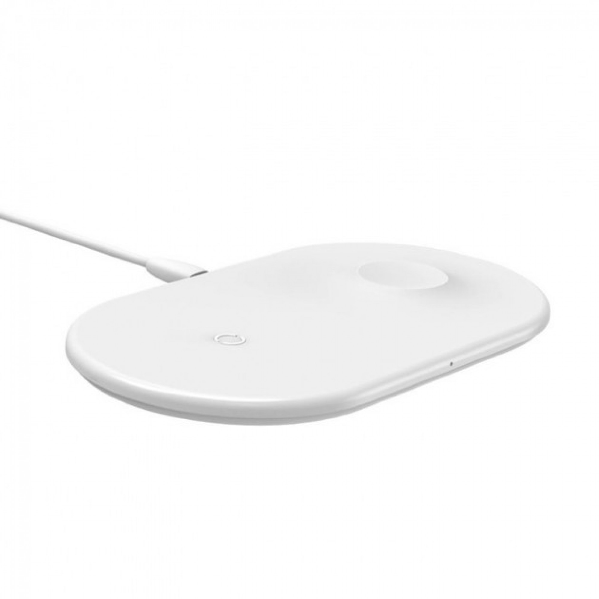 Беспроводная зарядка Baseus Wireless Charger Smart 2 in 1 White