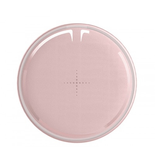 Беспроводная Qi зарядка Rock W12 Wireless Fast Charger 10W Pink