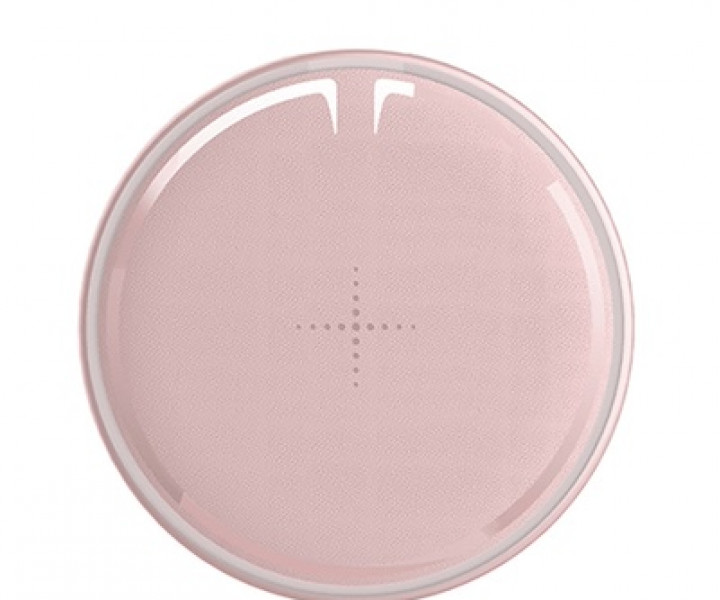 Беспроводная Qi зарядка Rock W12 Wireless Fast Charger 10W Pink