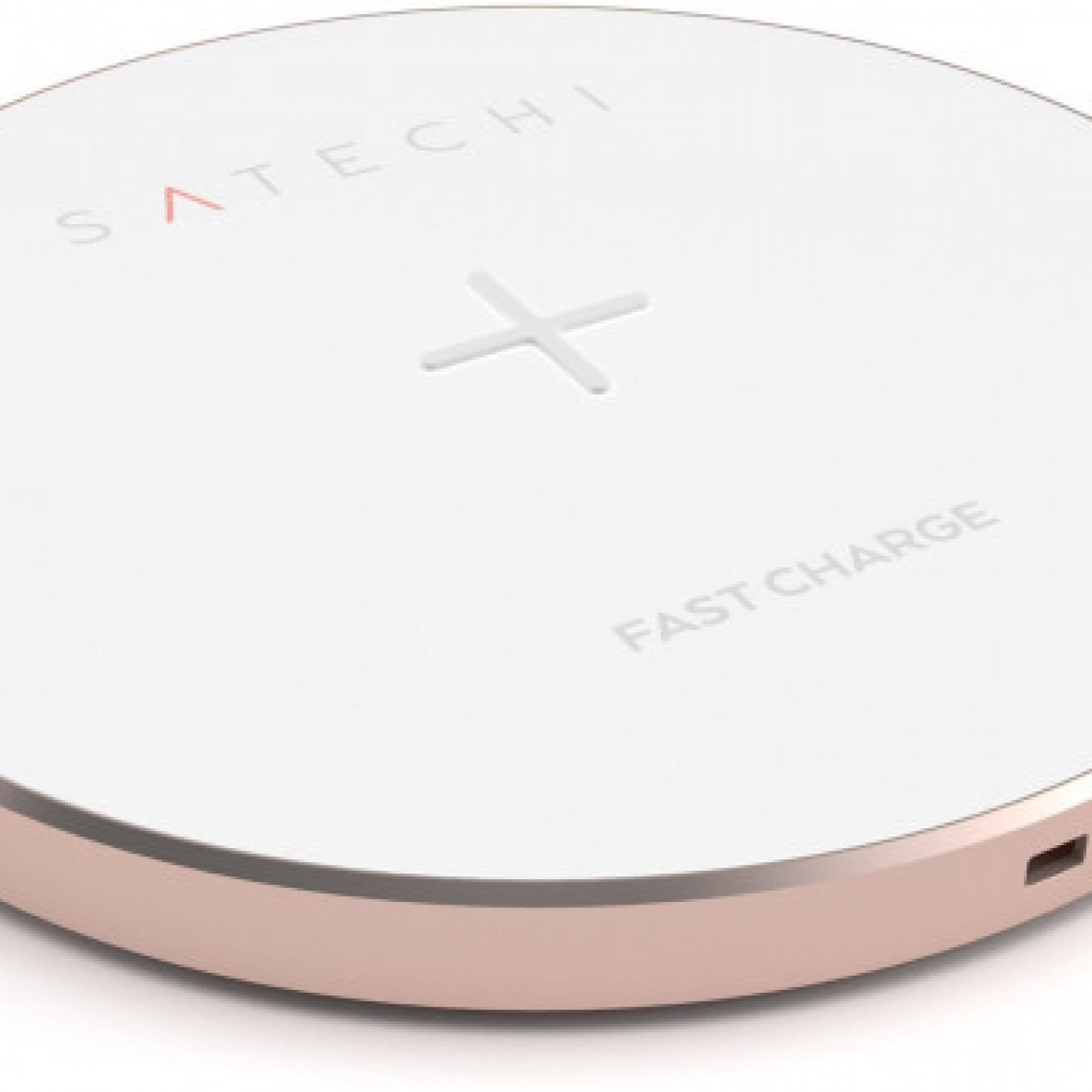 Беспроводная Qi зарядка X-Doria Golden Wireless Charge Rose Gold