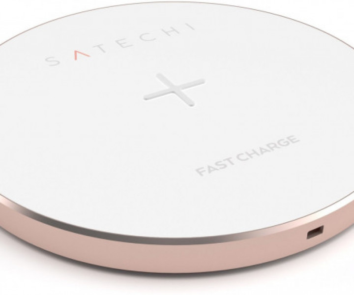Беспроводная Qi зарядка X-Doria Golden Wireless Charge Rose Gold