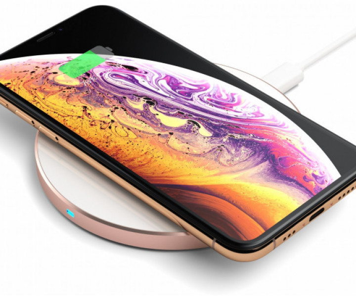Беспроводная Qi зарядка X-Doria Golden Wireless Charge Rose Gold