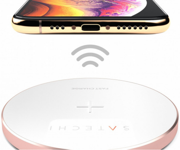 Беспроводная Qi зарядка X-Doria Golden Wireless Charge Rose Gold