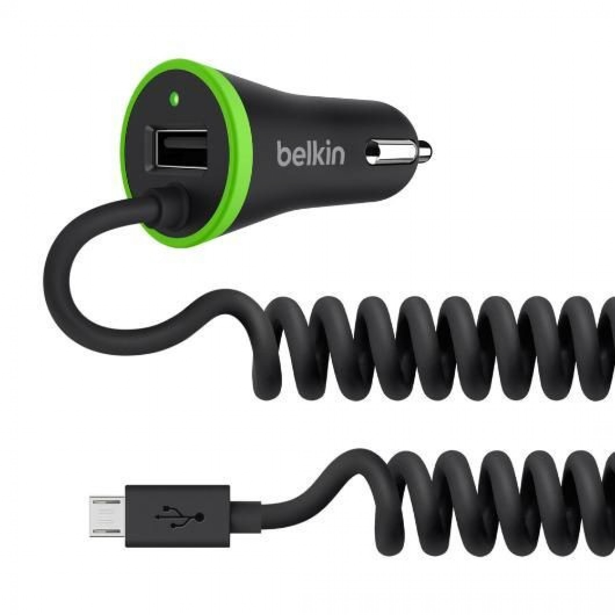 Автомобильное ЗУ Belkin BOOST UP (Lightning Cable USB) 3.4Amp