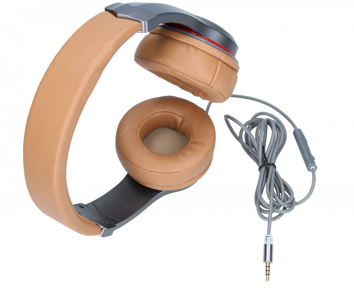 Навушники HF Hoco W6 Brown