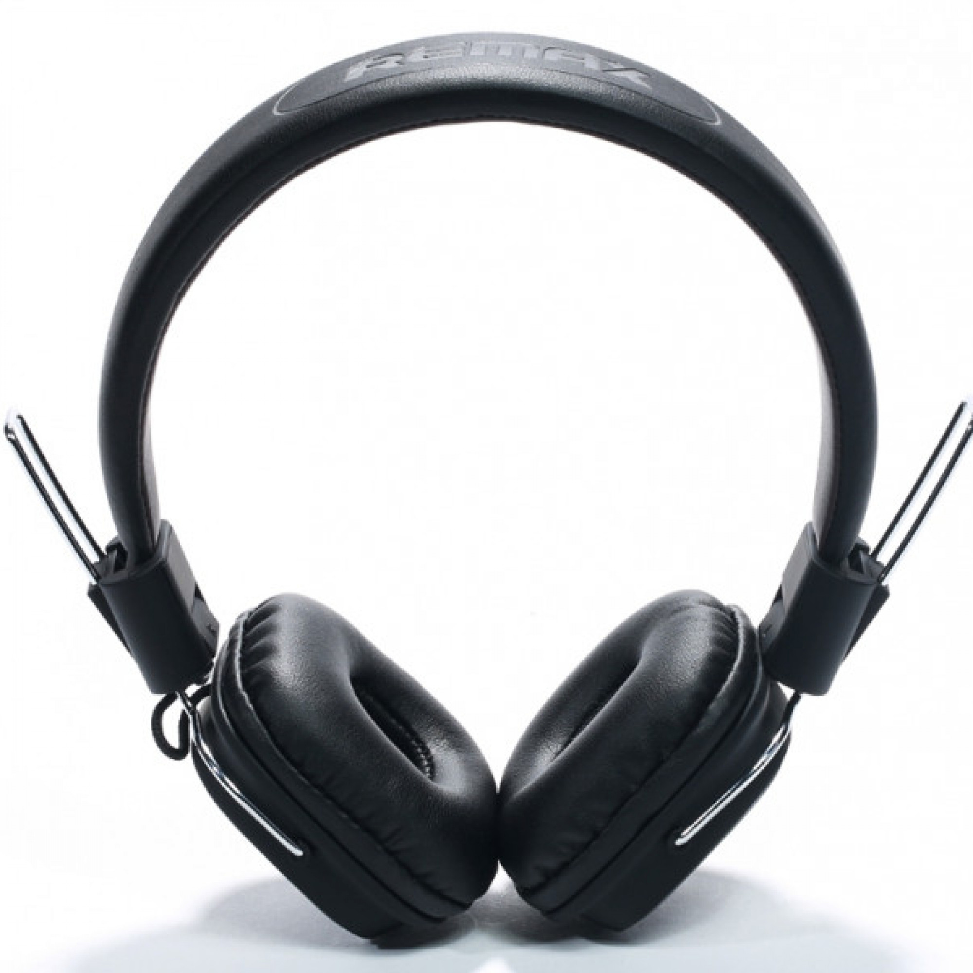 Наушники HF Remax (OR) RM-100H Black (mic+button call answerinng+remote control)