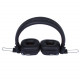 Наушники HF Remax (OR) RM-100H Black (mic+button call answerinng+remote control)