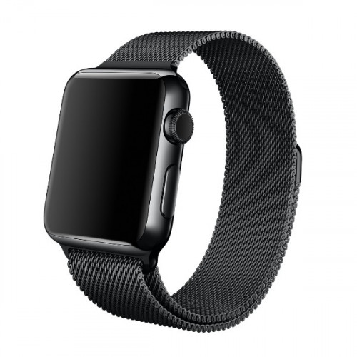 Ремешок 38/42mm Milanese Loop Space Black для Apple Watch 38mm