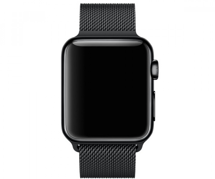 Ремешок 38/42mm Milanese Loop Space Black для Apple Watch 38mm