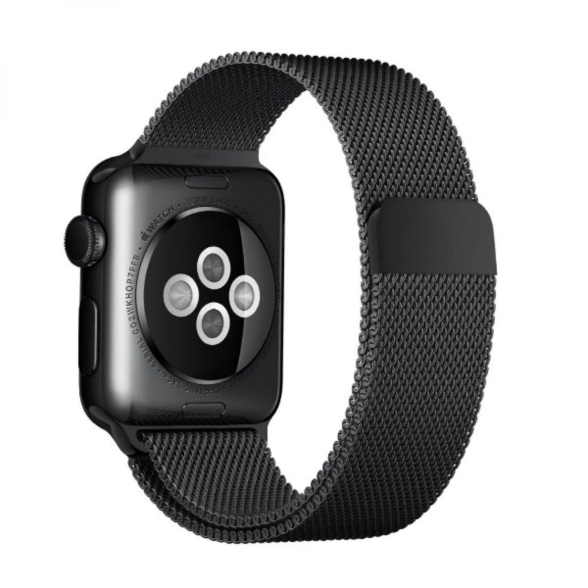 Ремешок 38/42mm Milanese Loop Space Black для Apple Watch 38mm
