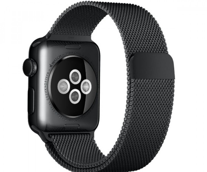 Ремешок 38/42mm Milanese Loop Space Black для Apple Watch 38mm