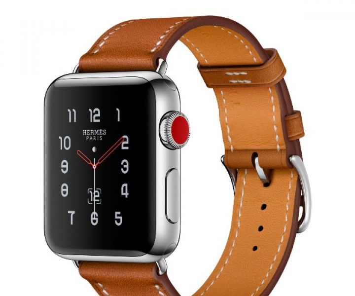 Ремешок Apple Watch 38mm Hermes Single Tour Leather Band Fauve Barenia