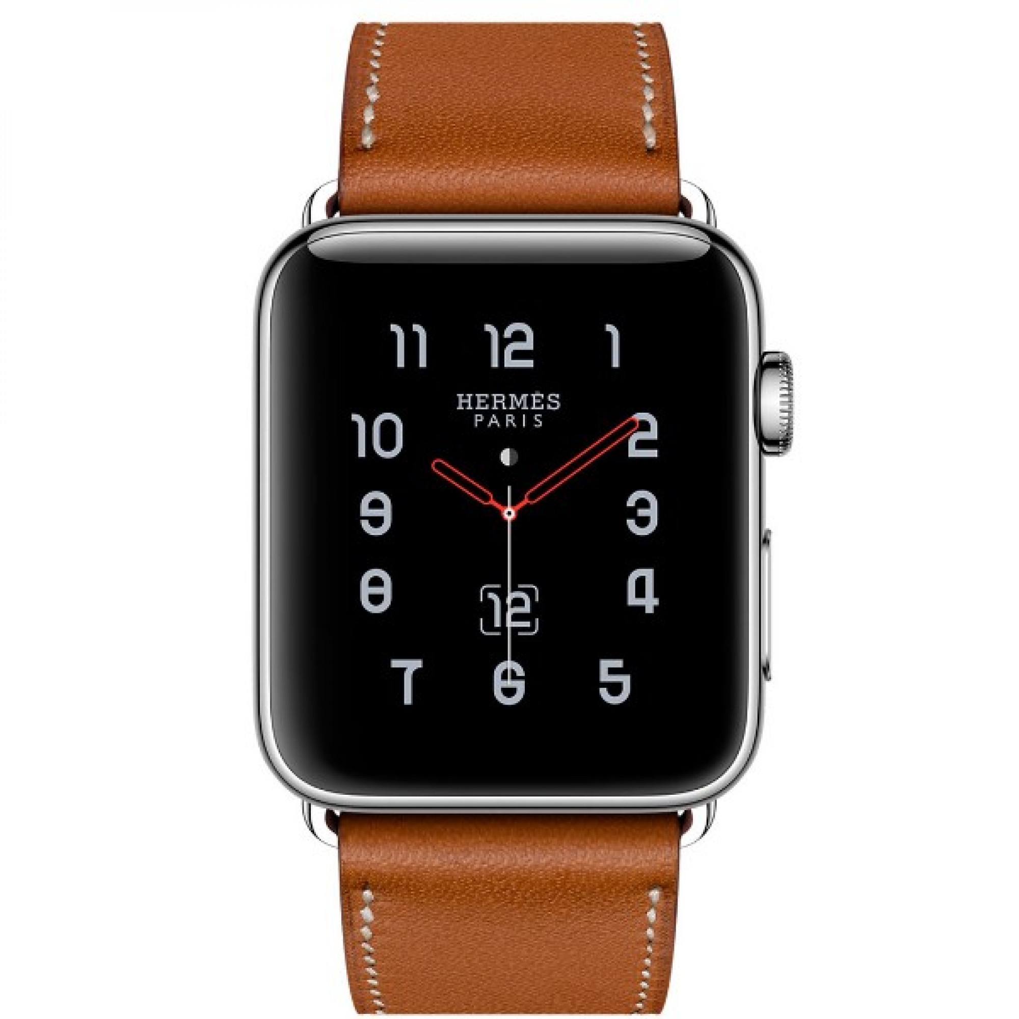 Ремешок Apple Watch 38mm Hermes Single Tour Leather Band Fauve Barenia