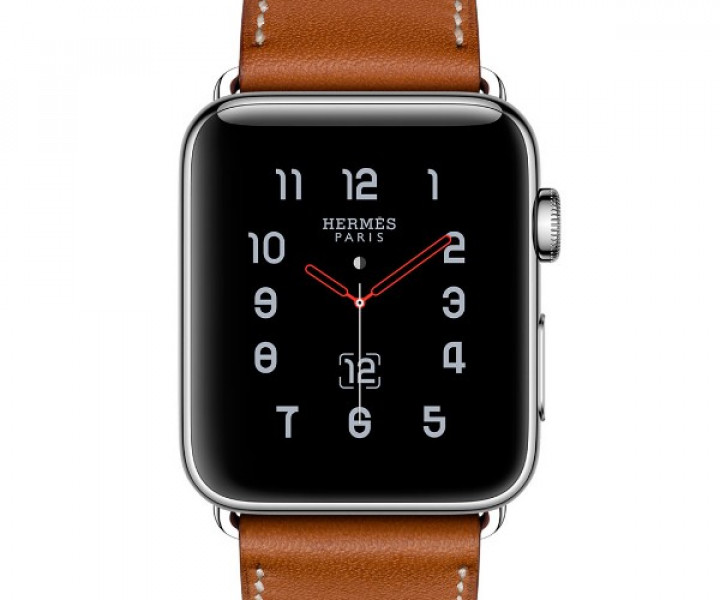 Ремешок Apple Watch 38mm Hermes Single Tour Leather Band Fauve Barenia