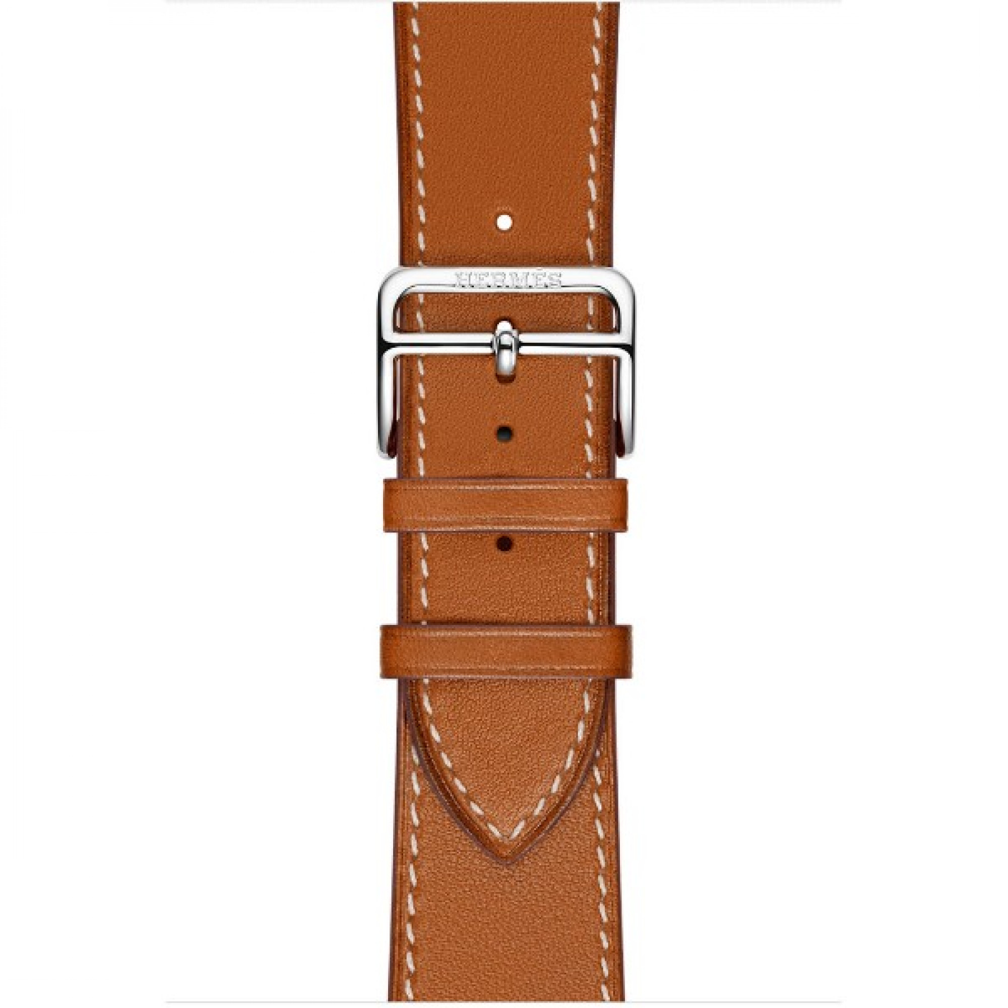 Ремешок Apple Watch 38mm Hermes Single Tour Leather Band Fauve Barenia