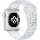 Ремешок Apple Watch 42mm Nike Sport Band Pure Platinum/White
