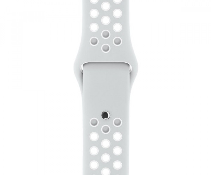 Ремешок Apple Watch 42mm Nike Sport Band Pure Platinum/White