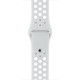 Ремешок Apple Watch 42mm Nike Sport Band Pure Platinum/White