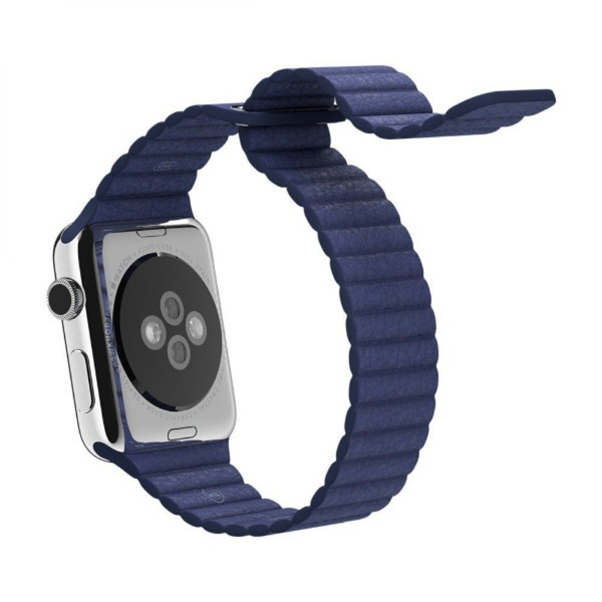 Ремешок Apple Watch 42mm Leather Loop Band Midnight Blue