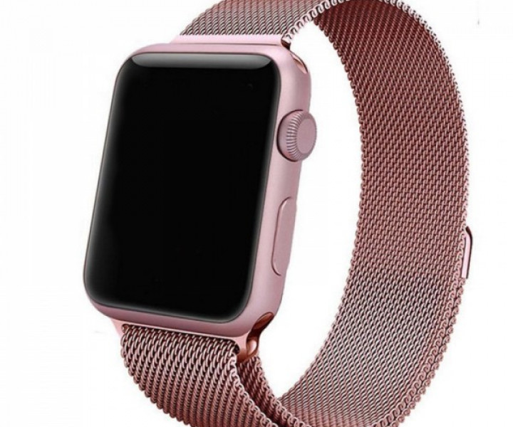 Ремінець Milanese Loop для Apple Watch 38 / 42mm Rose Gold