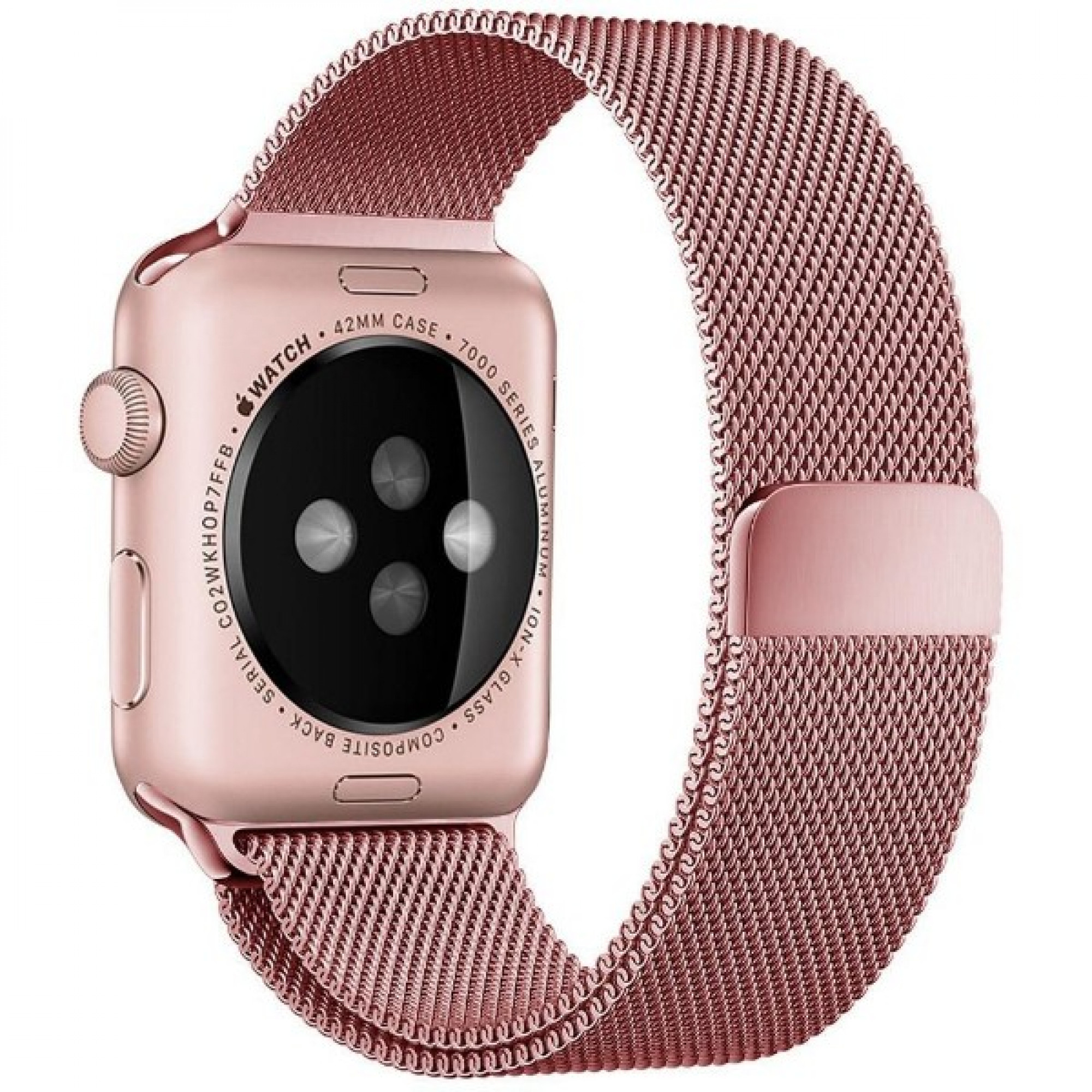 Ремешок 38/42mm Milanese Loop Rose Pink для Apple Watch 42mm