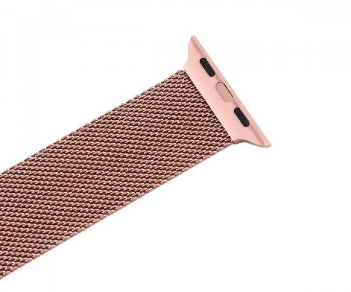 Ремінець Milanese Loop для Apple Watch 38 / 42mm Rose Gold