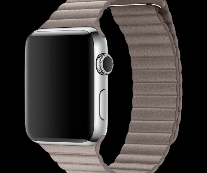 Ремінець Apple Watch 42mm Leather Loop Band Smoke Gray