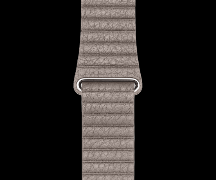 Ремінець Apple Watch 42mm Leather Loop Band Smoke Gray