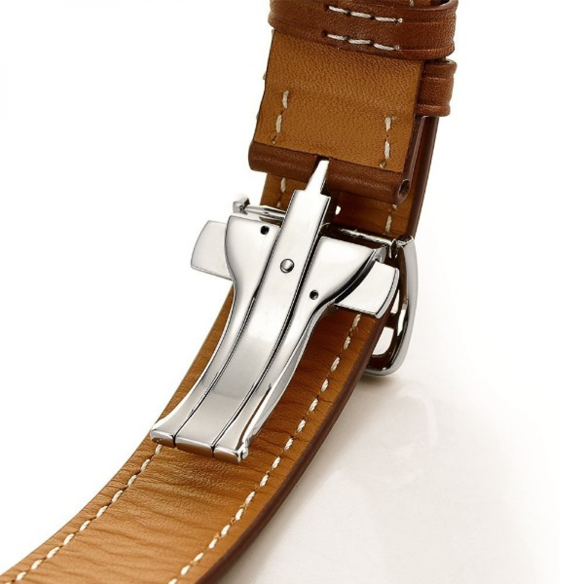 Ремінець Apple Watch 42mm Hermes Single Tour Deployment Buckle Leather Band Fauve Barenia