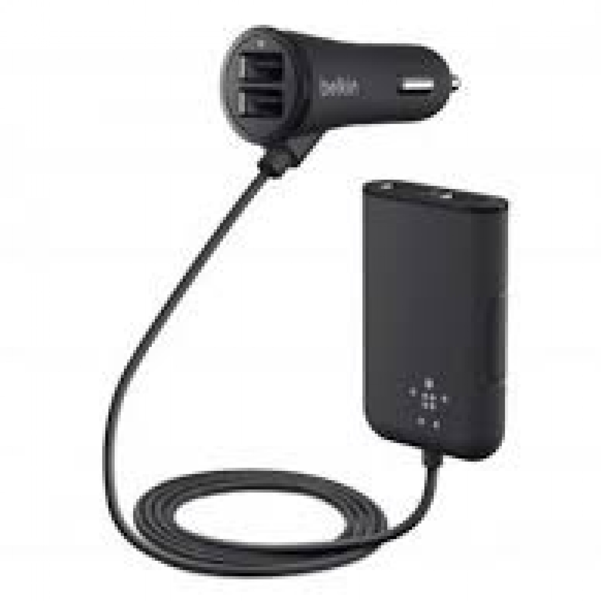 Автомобильное ЗУ Belkin Road Rockstar USB Charger (2 USB x 2.4Amp 2 USB x 1.2Amp), Чорный F8M935bt