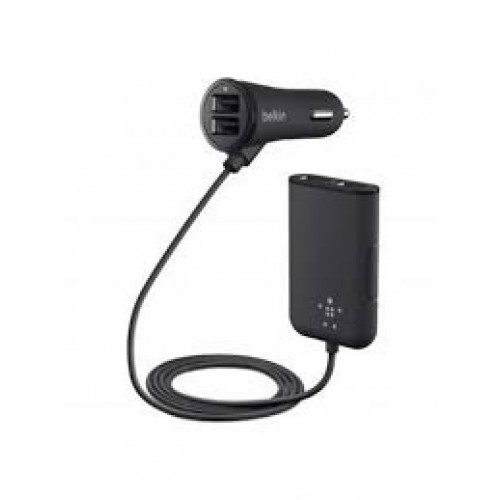 Автомобильное ЗУ Belkin Road Rockstar USB Charger (2 USB x 2.4Amp 2 USB x 1.2Amp), Чорный F8M935bt
