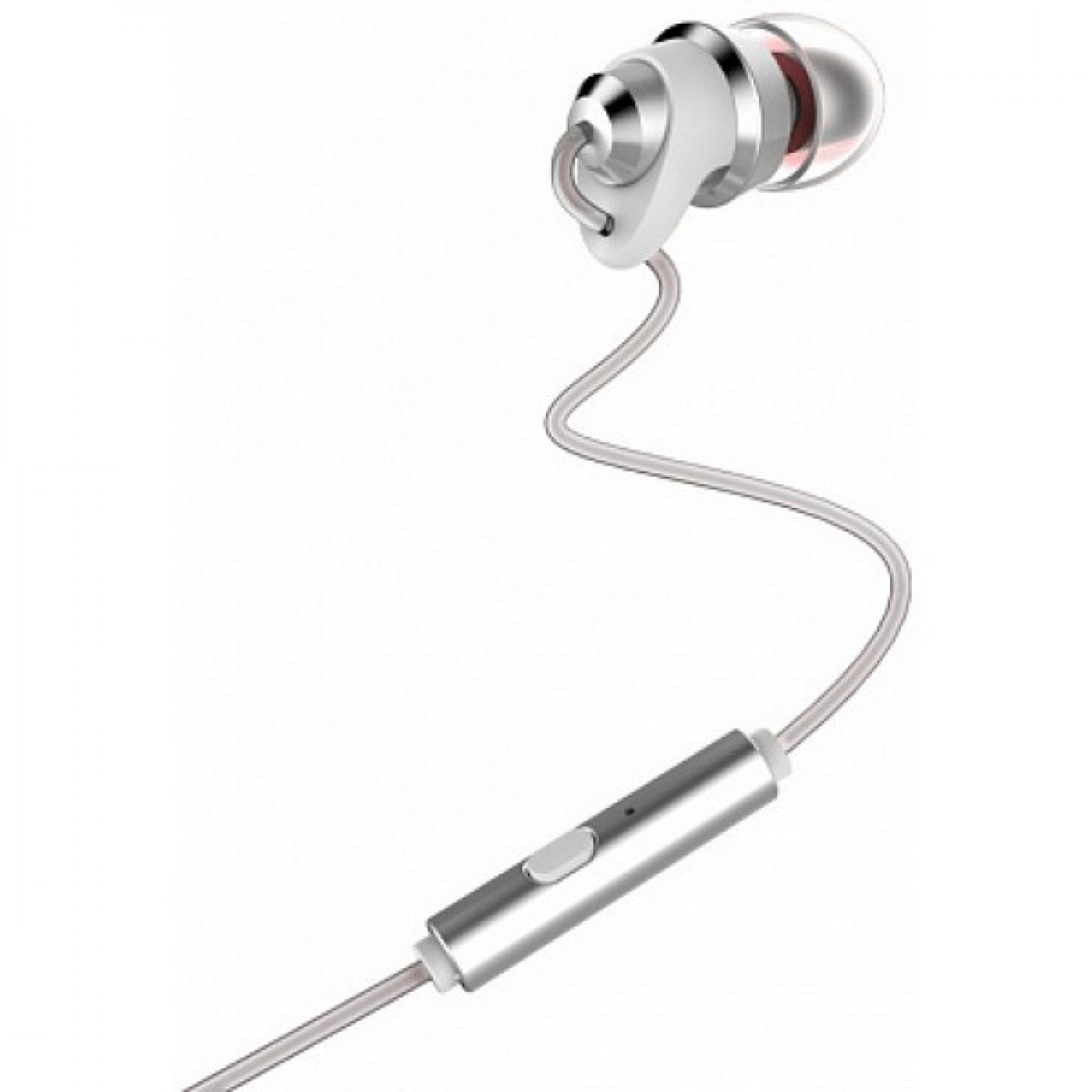 Наушники Remax RM-585 Metal Touching Earphone White
