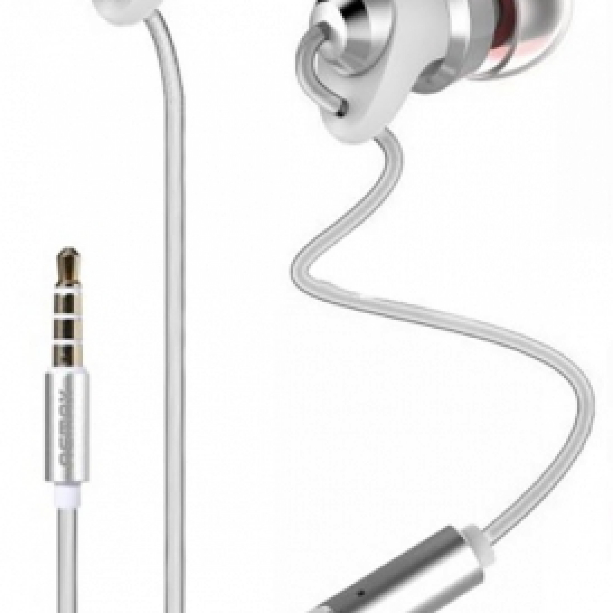 Наушники Remax RM-585 Metal Touching Earphone White