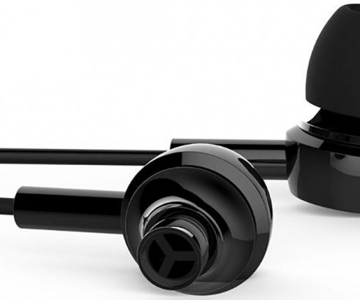 Наушники Usams EP-12 Plastic Earplug Plating Small Earphone Black