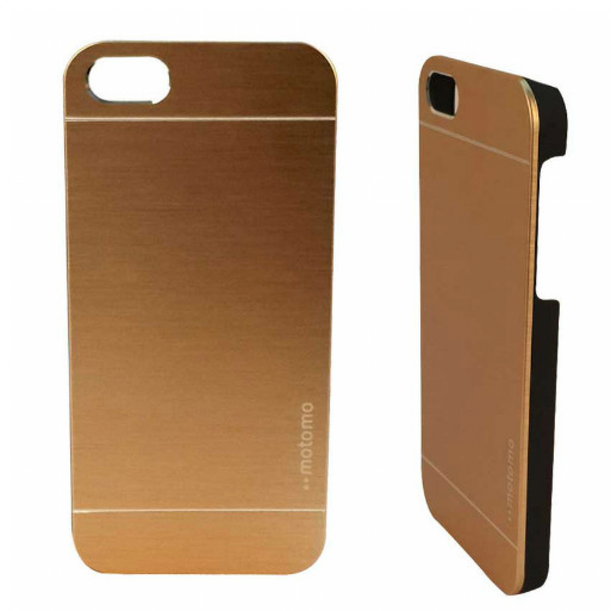 Чохол Motomo Luxury Metal Aluminum Brushed Hard Black для Iphone 5/5s